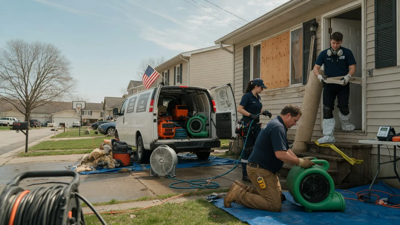 Water Damage Restoration in Harvey, ND near me